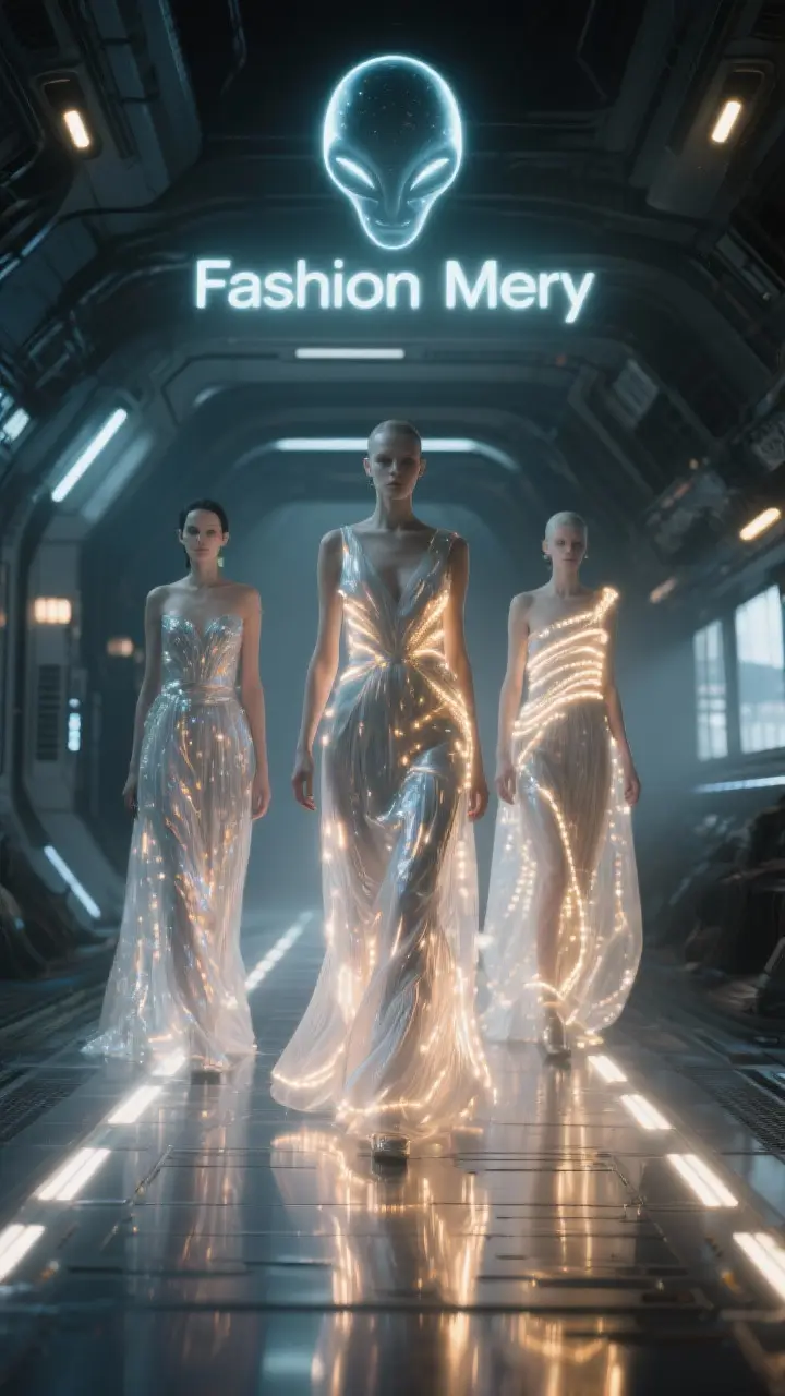AI concept — draped silhouette